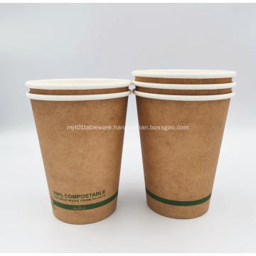 Highest Quality PLA Compostable Disposable Paper Cup 16oz